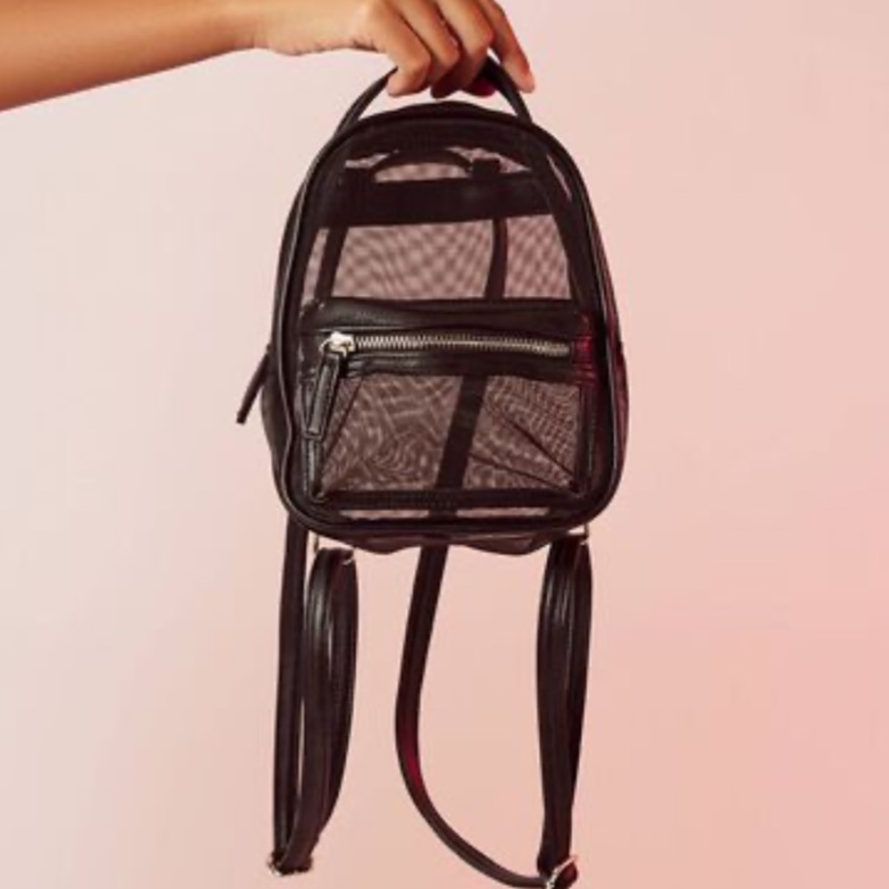 NWT Forever 21 Mesh Mini Backpack